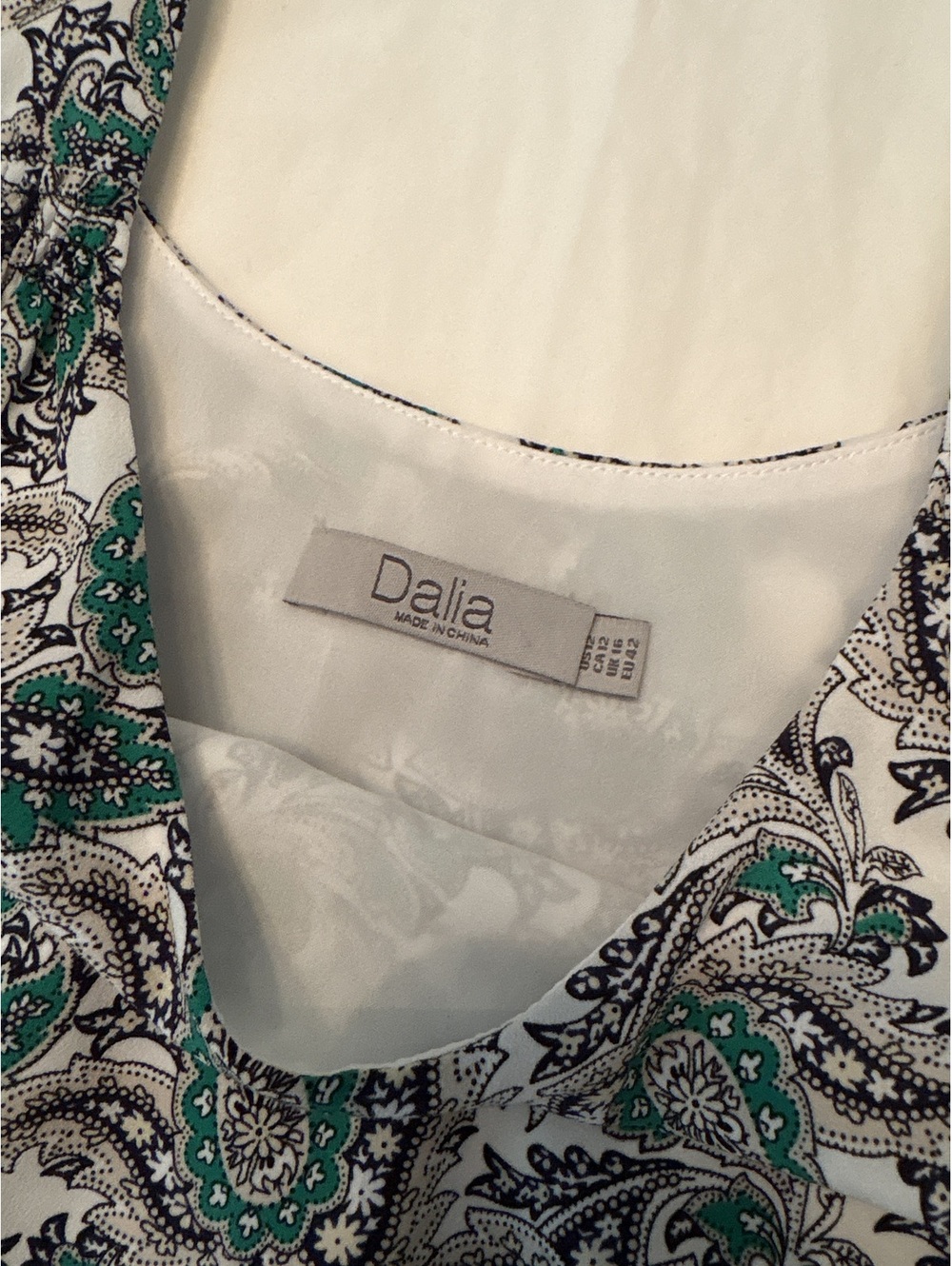 Dalia Paisley Mini Dress 12
